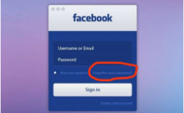 忘记脸书账号密码