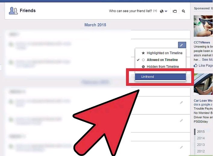 Facebook怎么批量删除好友？