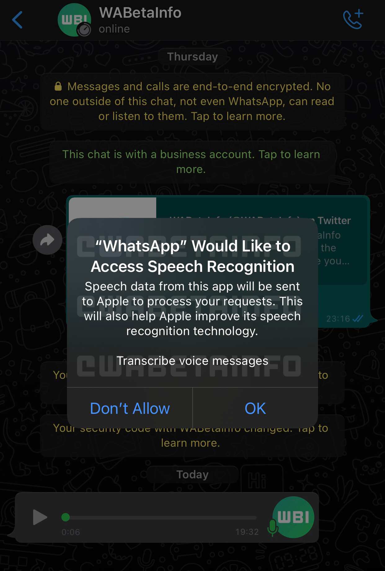 WhatsApp推出语音转换文字功能-1